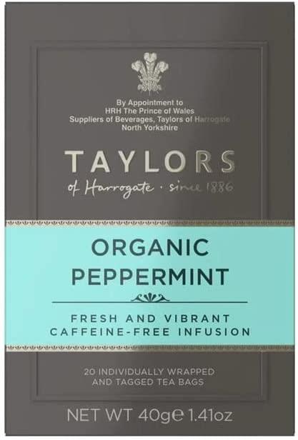Taylors Organic Peppermint Tea 20 Bags