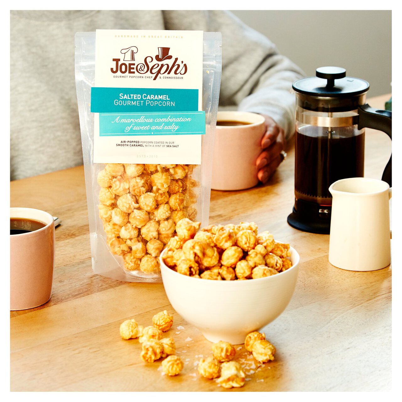 Joe & Sephs Salted Caramel Popcorn 70gm