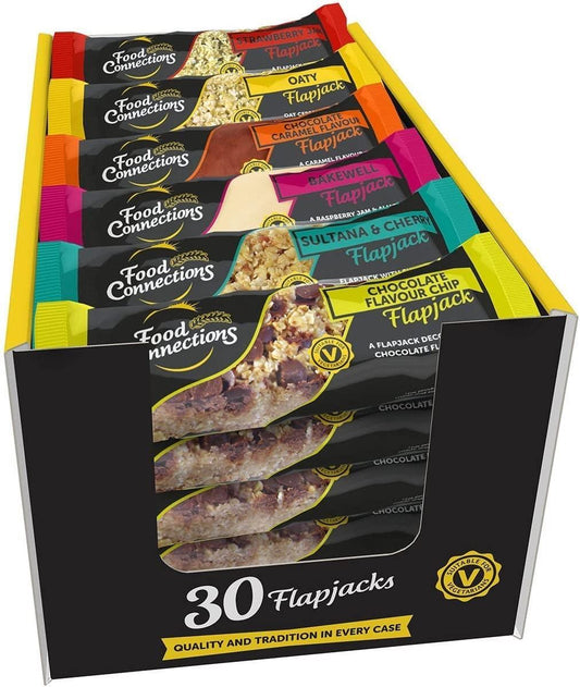 Food Connections Mixed Luxury Flapjacks 30 x 100gm