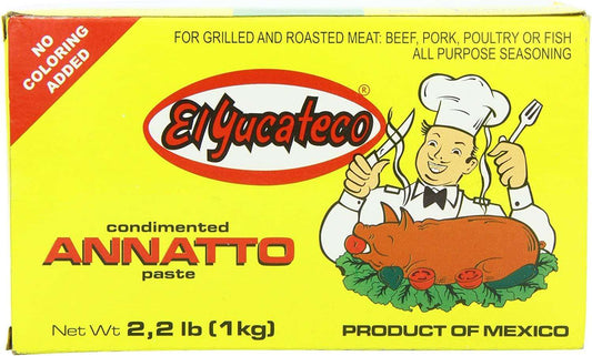 Elyucateco Achiote (Annatto) Paste 1kg - To Order Only
