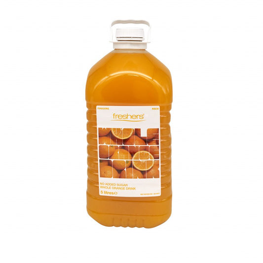 Fresher's No Added Sugar Orange Drink 5ltr