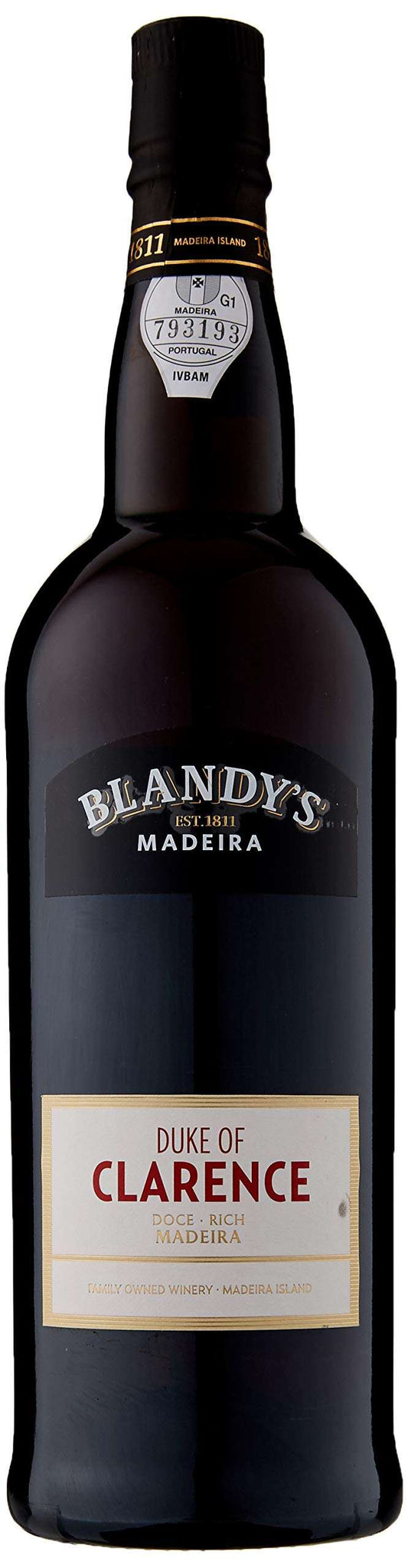 Blandy's Duke Of Clarence Rich Madeira 75cl