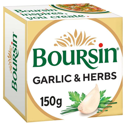 Boursin Garlic & Herb Cheese 150gm - TO ORDER ONLY