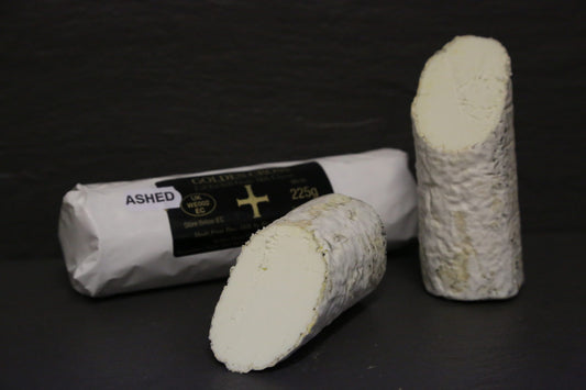 Golden Cross Ashed Goats Cheese 225gm