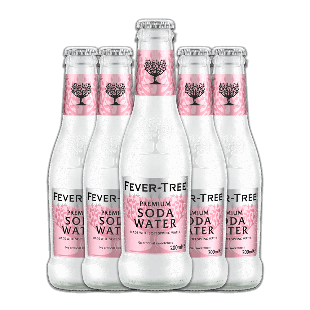 Fever Tree Premium Soda Water 24 x 200ml (Pink)