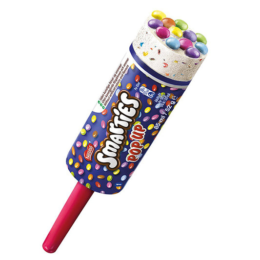 Frozen Nestle Smarties Push Ups 20 x 90ml - TO ORDER ONLY