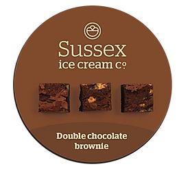 Sussex Ice Cream Chocolate Brownie Ice Cream 4.75ltr