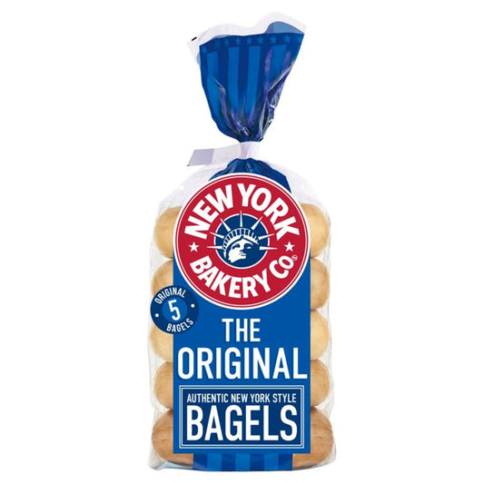 New York Bakery Co. Plain Bagel 1 x 5 - TO ORDER ONLY