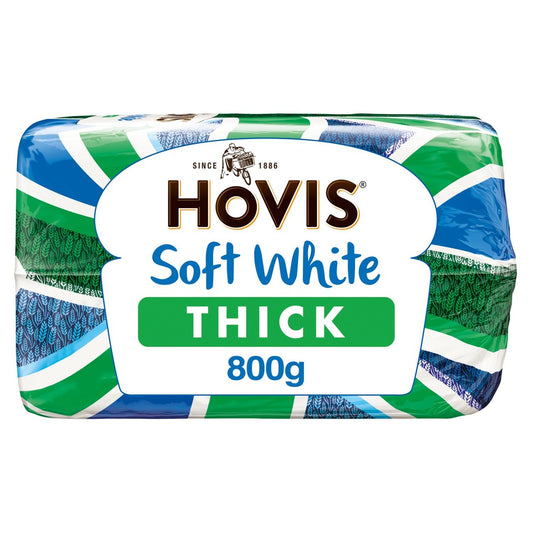 Fresh Thick Sliced Hovis White Bread 800gm - TO ORDER ONLY