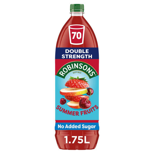 Robinsons Double Strength Summer Fruits Squash 1.75ltr - TO ORDER ONLY
