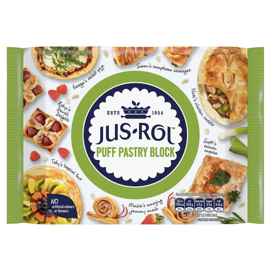 Frozen Jus-Rol Puff Pastry Block 4 x 1.5kg
