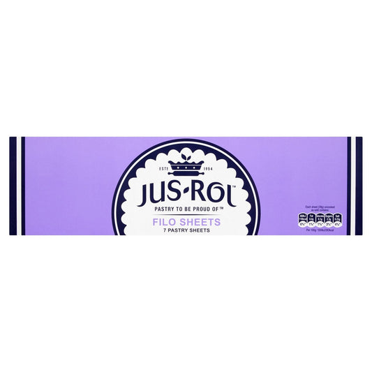 Frozen Jus-Rol Filo Pastry 8 x 500gm