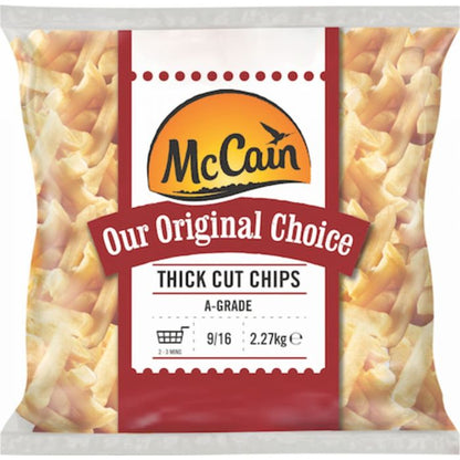 McCain Thick Cut Classic Chips 4 x 2.27kg