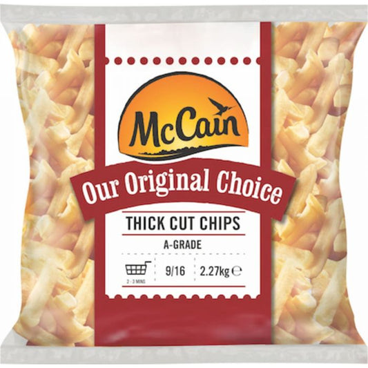 McCain Thick Cut Classic Chips 4 x 2.27kg