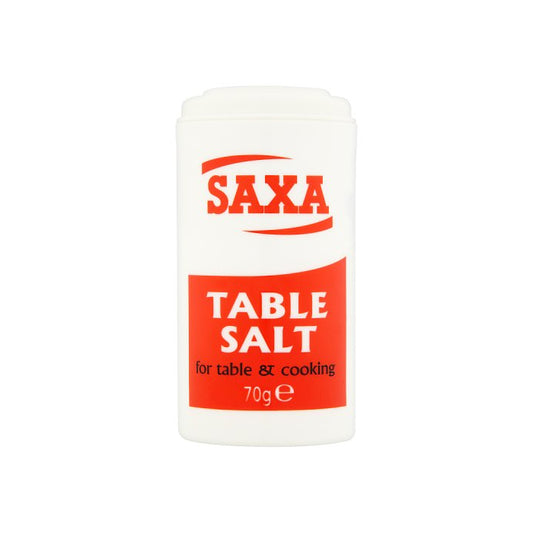 SAXA Mini Table Salt Pot 12 x 70gm - TO ORDER ONLY