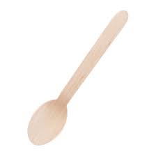 Disposable Wooden Dessert Spoon 1 x 100 - 44WDSP