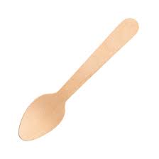 Disposable Wooden Teaspoon 1 x 100