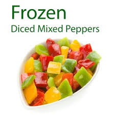 Frozen Diced Mixed Peppers 1kg