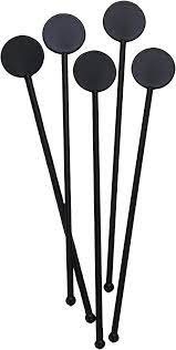 Black Disc Drink Stirrers 1 x 250