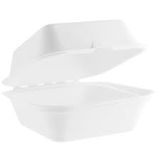 Bagasse Square Burger Box 500 x 6inch