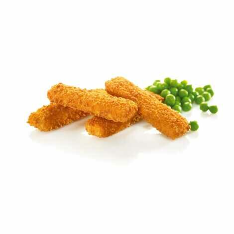 Frozen Premium Breaded Cod Fish Fingers 120 x 25gm