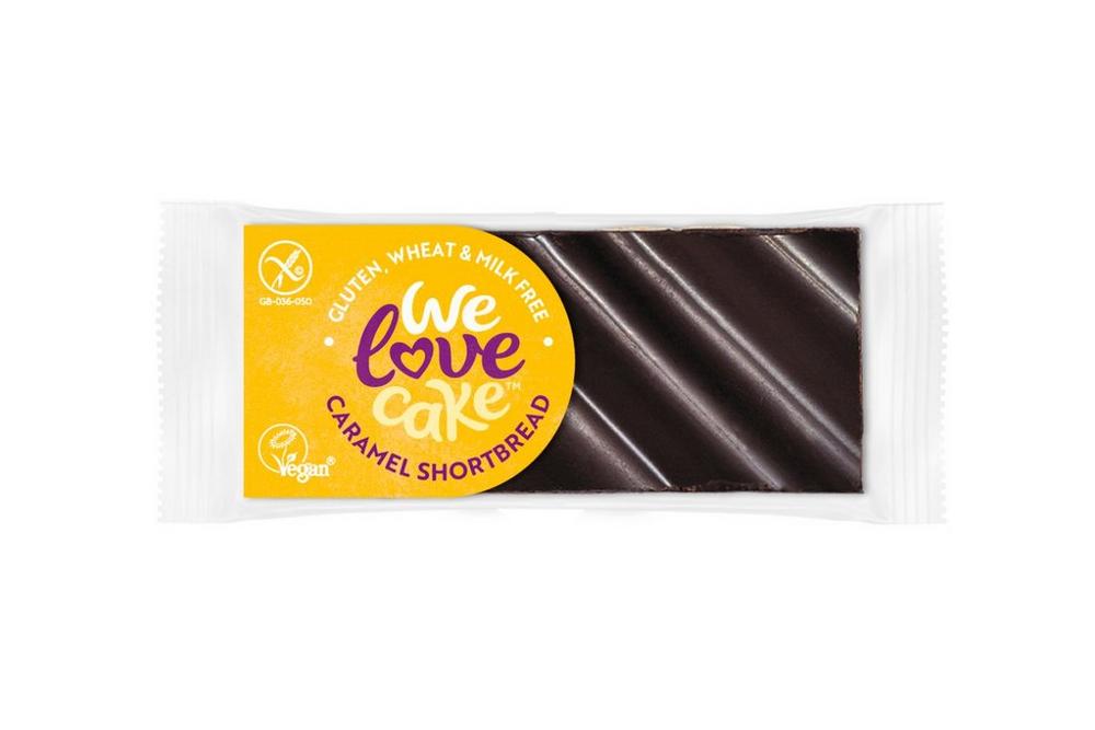 We Love Cake Gluten Free Caramel Shortcake 18 x 50gm