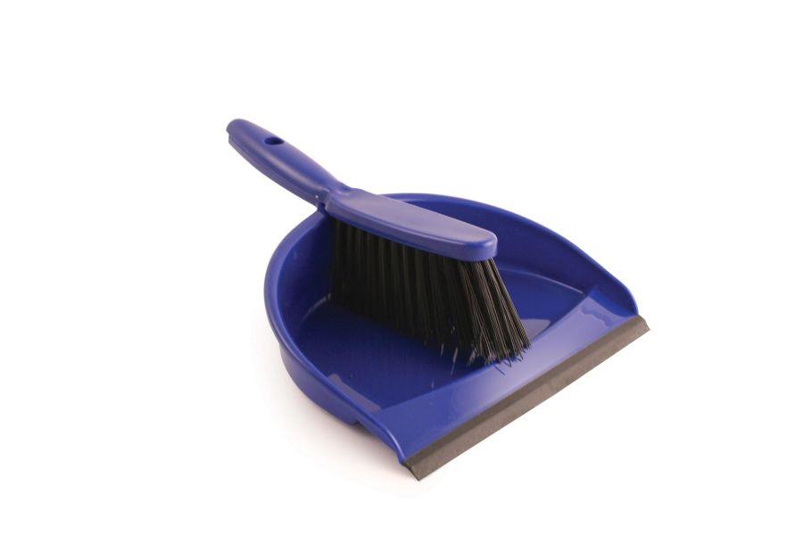 Soft Coloured Dustpan & Brush Set 1 x Each