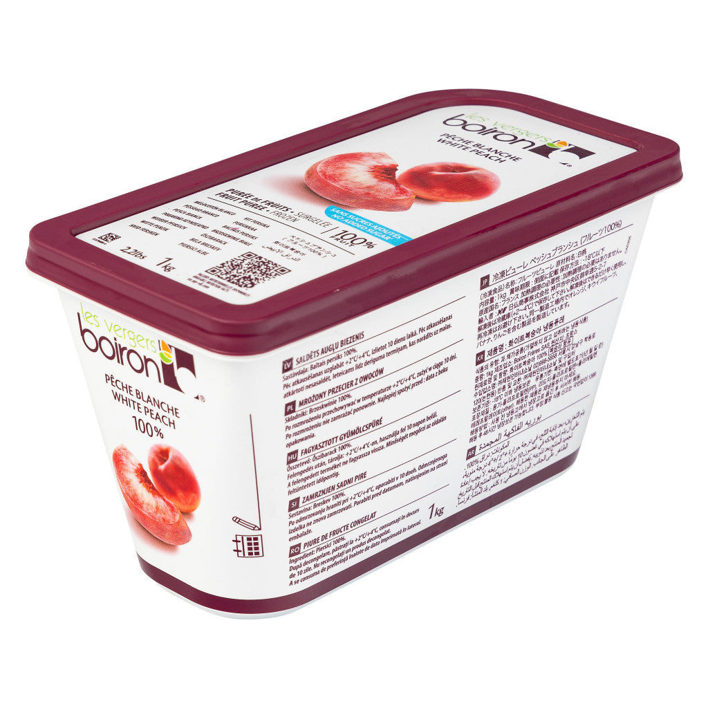 Frozen Boiron White Peach Puree 1kg