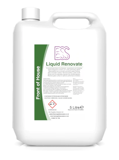 BSS Glass Renovator Liquid 5ltr* - TO ORDER ONLY