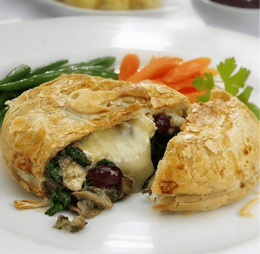 Mushroom, Brie and Cranberry Wellington 12 x195gm