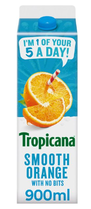 Tropicana Orange Juice 900ml