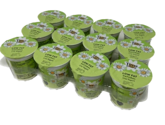 Tims Natural Yoghurt 12 x 125gm - TO ORDER ONLY
