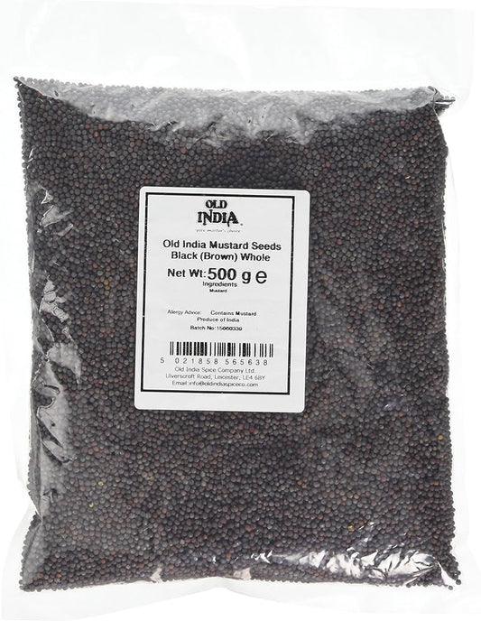 Old India Brown Mustard Seeds 500gm
