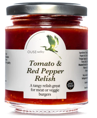 Ouse Valley Tomato & Red Pepper Relish 6 x 200gm - TO ORDER ONLY