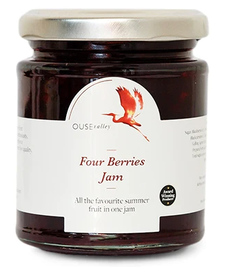 Ouse Valley Four Berries Jam 6 x 227gm - TO ORDER ONLY