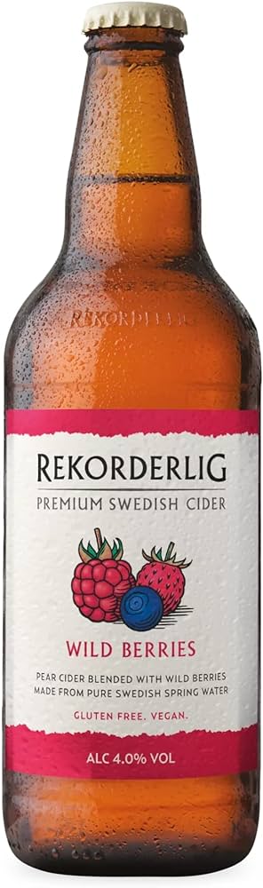 Rekorderlig Premium Wild Berries Cider 8 x 500ml
