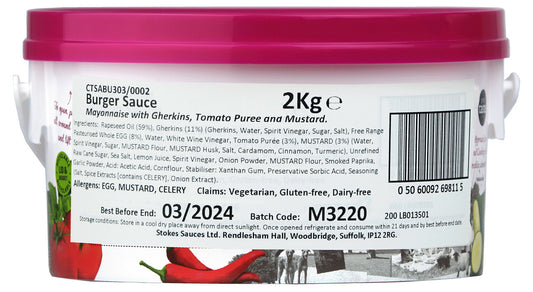 Stokes Burger Sauce 2kg