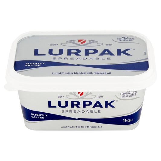 Lurpak Salted Spreadable Butter 1kg