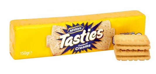 McVities Tasties Custard Cream Biscuits 12 x 150gm