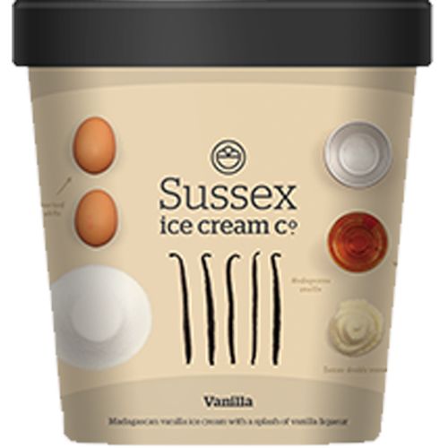 Retail Sussex Ice Cream Vanilla Ice Cream 500ml - TO ORDER ONLY