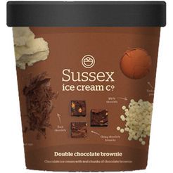 Retail Sussex Ice Cream Chocolate Brownie Ice Cream 500ml - TO ORDER ONLY