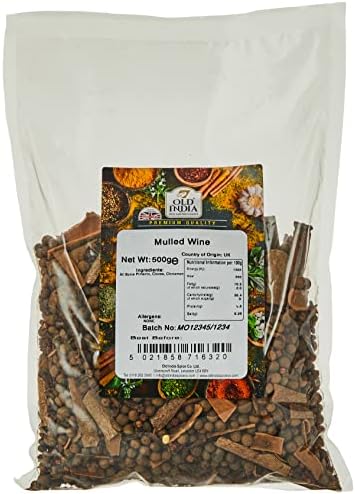 Old India Mulled Wine Spice Mix 500gm