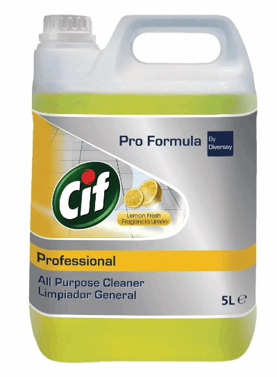 Cif Pro Formula Lemon All Purpose Cleaner 5ltr