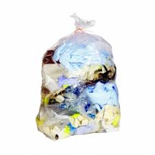 CRYSTAL Extra Heavy Duty CLEAR Compactor Sack 1 x 100 (508x850x1150mm)