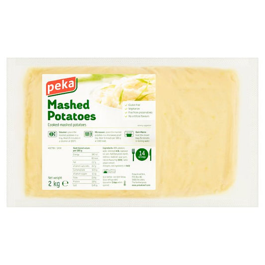 Peka Cooked Mashed Potato 6 x 2kg