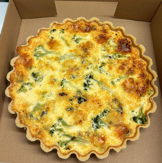 Sussex Handmade Broccoli & Stiltion Quiche 1 x 10.5inch