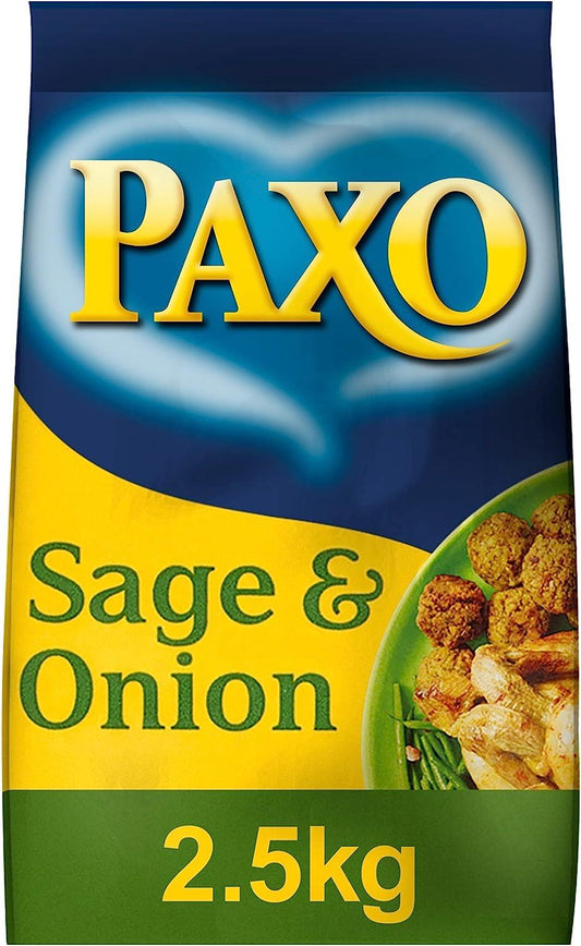 Paxo Sage & Onion Stuffing Mix 2.5kg