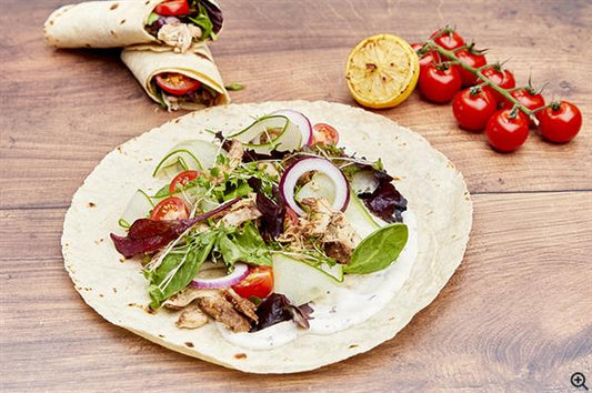 Frozen KaterBake Gluten Free Tortilla Wraps 72 x 10.5inch