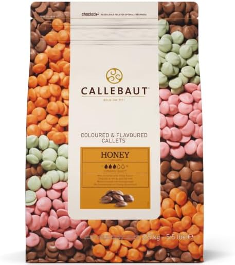 Callebaut HONEY Flavoured Chocolate Callets 2.5kg