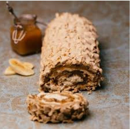 Menuserve Gluten Free Banoffee Roulade 2 x 10 portions